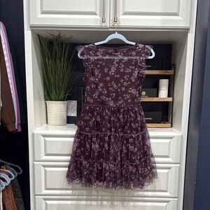 Zenzi Purple Sundress Girls SZ 14/16 kids round Neck Sleeveless